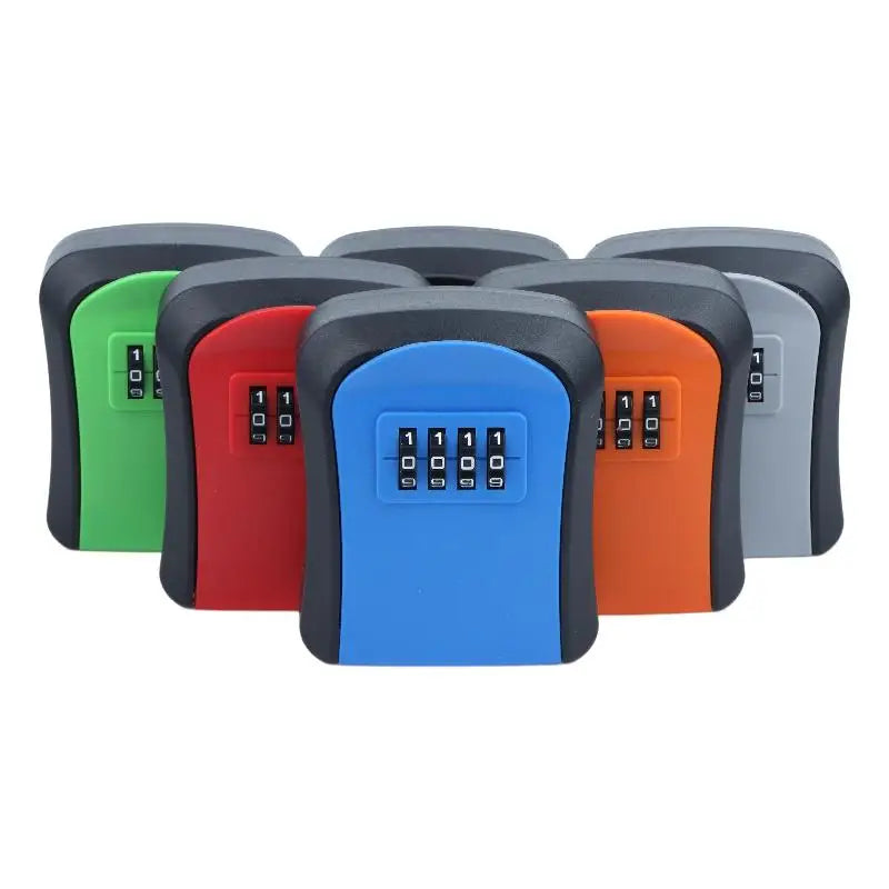 Wall-Mounted Key Lock Box (4-Digit Code)